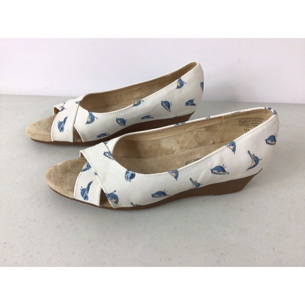 Universal Thread Bird Peep Toe Shoes Heel Womens 7